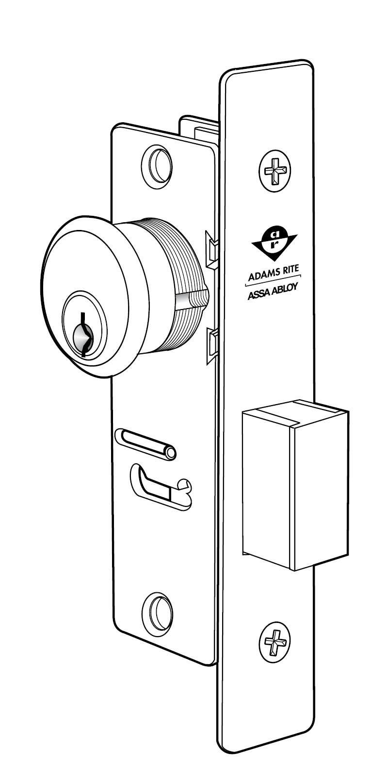 Adams Rite 4070 Series Short Throw Deadbolt (Projection Style)