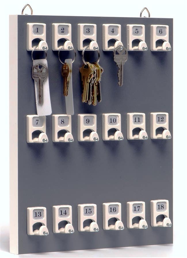 KeyStand 18PGS with 21 Numbered Hooks