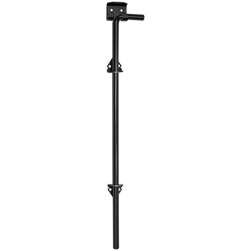 D&D 410003 Wood Hardware 24" Drop Bolt, Finish-Black