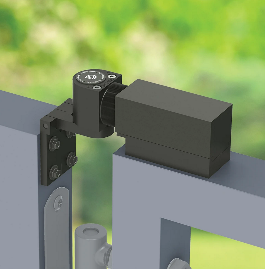 D&D 72108423 SureClose Easy Gate Closer, Finish-Black