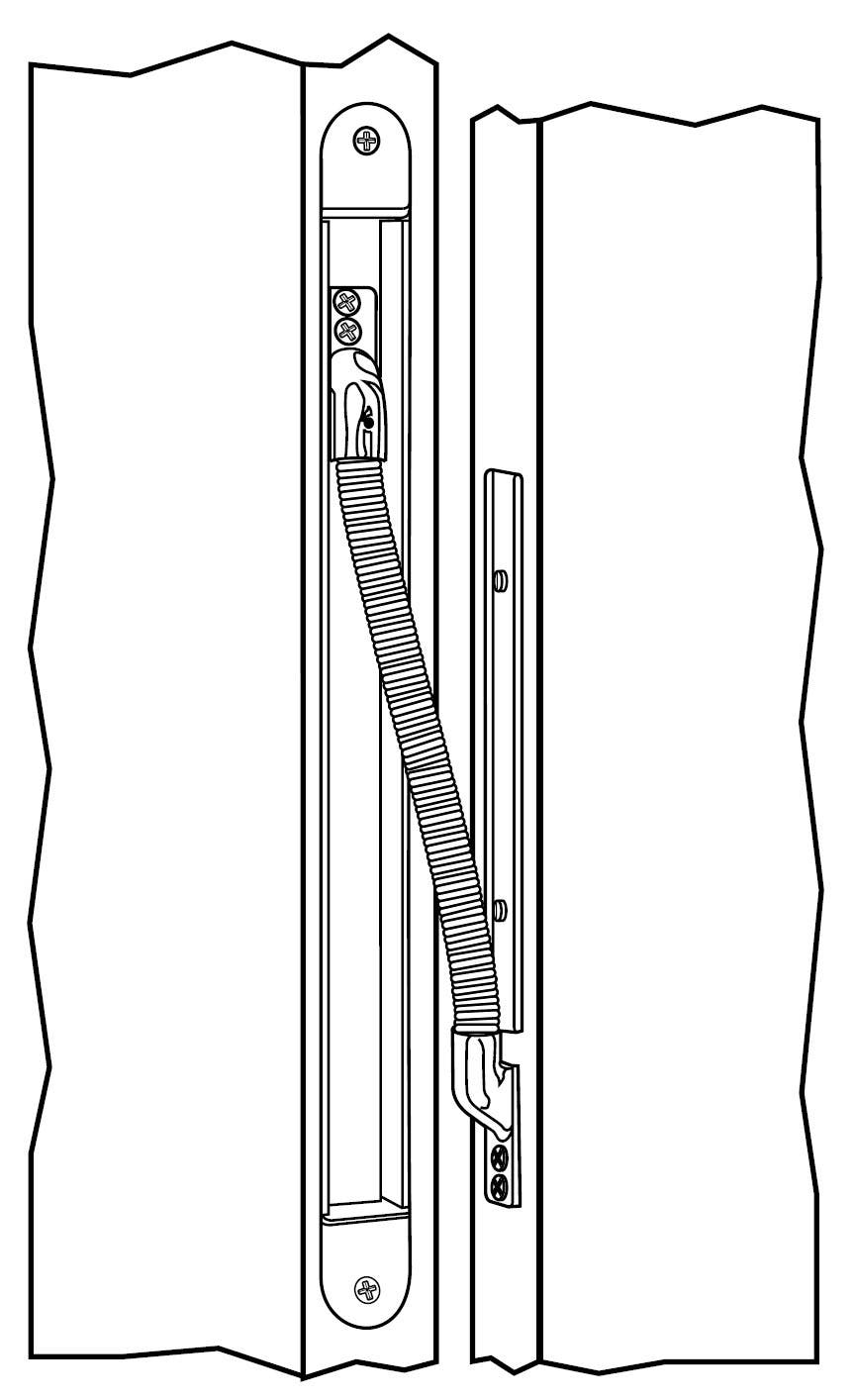 Adams Rite 4612 Power Transfer Device with Butt-Type Hinge