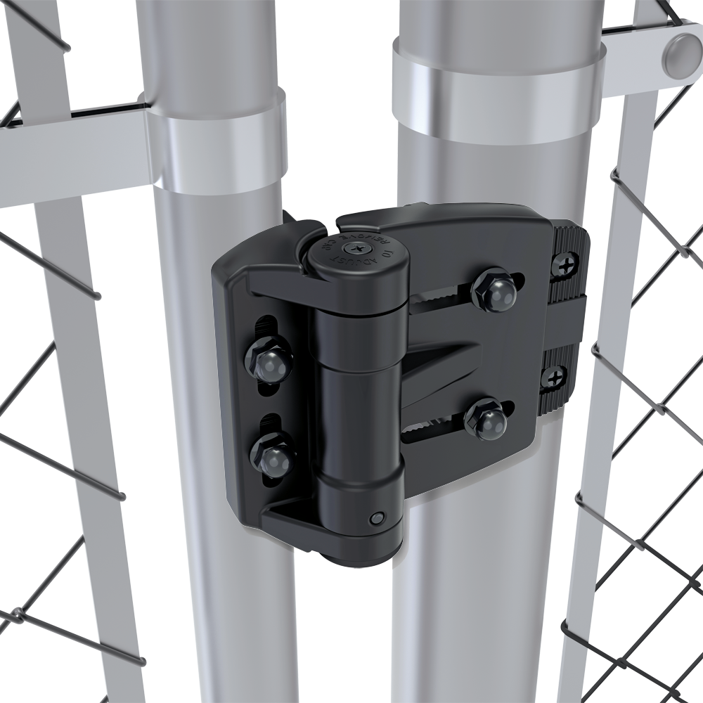 D&D TCAMA2RND TruClose Mini Multi-Adjust Round, Self-Closing Hinge,Finish-Black (Pair)