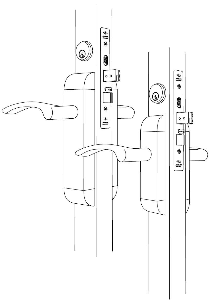 Adams Rite 2190, 2290 Dual Force Interconnected Deadbolt / Deadlatch