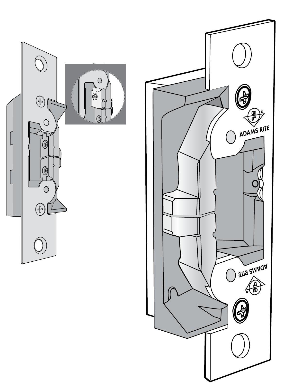 Adams Rite 7440 Ultraline Preload-Capable Electric Strike