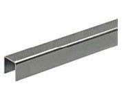 DuraGate CG-254 1-1/2" ID Galvanized Steel Monorail Track 9'10" Length  Use With CG-252 or 258-30