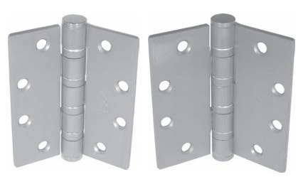 PBB 4B81 Heavy Weight 5-Knuckle Full Mortise Template Ball Bearing Steel Hinge
