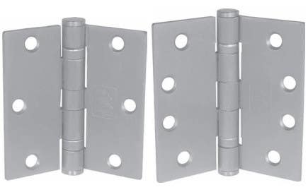 PBB BB81 Standard Weight 5-Knuckle Full Mortise Template Ball Bearing Steel Hinge