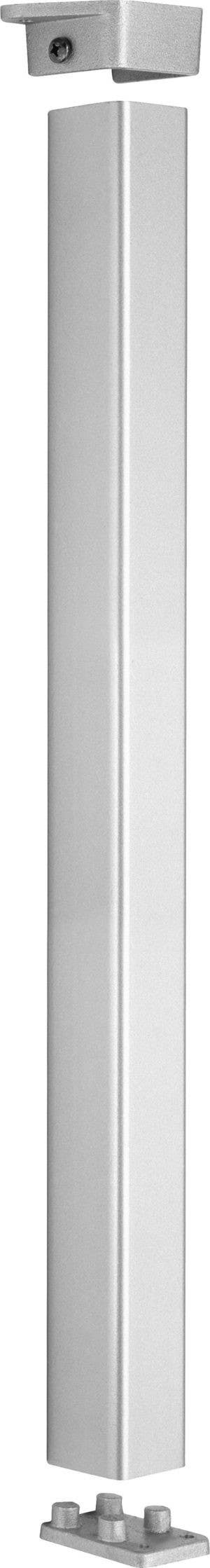 Falcon 2923 Steel Mullion (1 1/2" x 2 1/2") For use with 25/24/19 Rim Device, Black Prime Coat