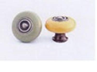 Cal Crystal Series 15 Clear Matte & Frost Accent Mushroom Knob