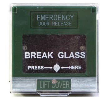 Alarm Controls GBS-1GLASS Replacement Glass for GBS-1