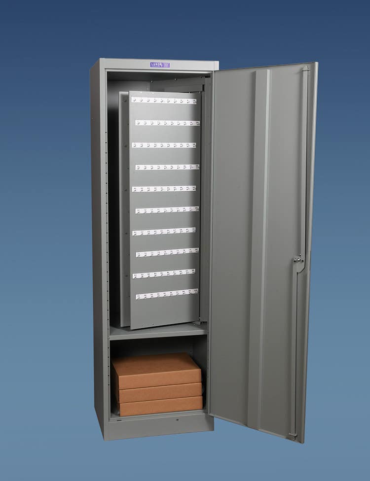 Lund D-LINE-SPEC D-Line Special 4.5 Row Key Cabinet, Key Capacity 400-800