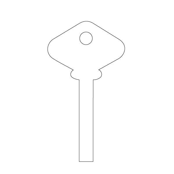 ACCENTRA (formerly Yale) E203 Emergency Key