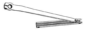 Cal-Royal 8626-ARM Optional Straight Pull Arm, Non-Handed, For 0" to 6" Reveal, For 8600 Series