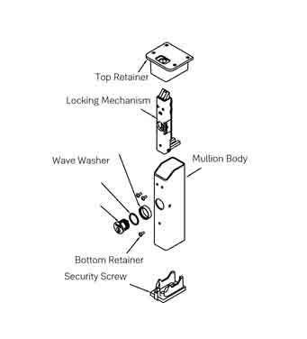 ACCENTRA (formerly Yale) 60-7000-07 Retainer Pack