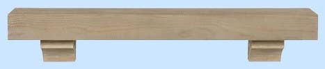 Pearl Mantels 355 Cherokee Mantel Shelf