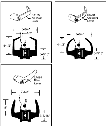 Marks USA REX Request to Exit Electrified Conventional Core Cylindrical Leverset-Grade 1