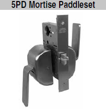 Marks USA 180PD Grade-1 Cylindrical Paddleset, Function-Passage, Satin Stainless Steel