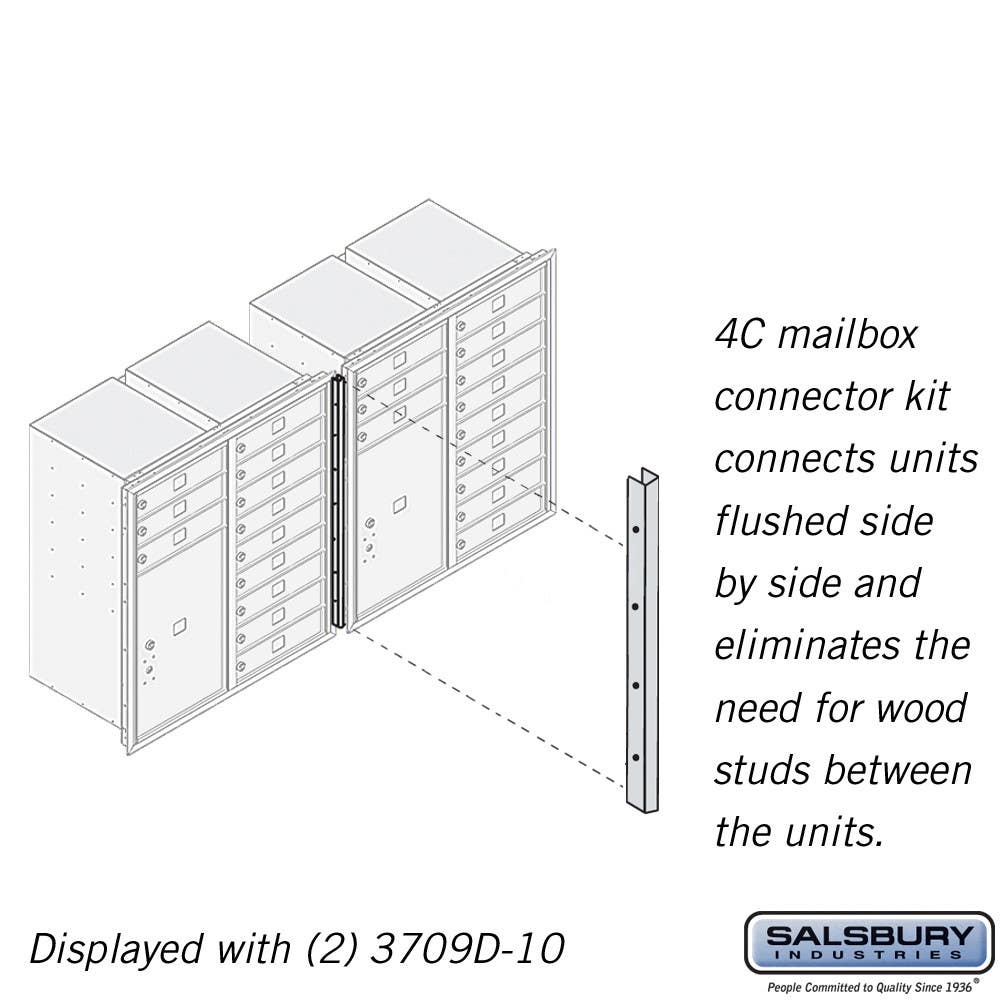 Salsbury 370 Recessed Mounted 4C Horizontal Mailbox Connector Kit
