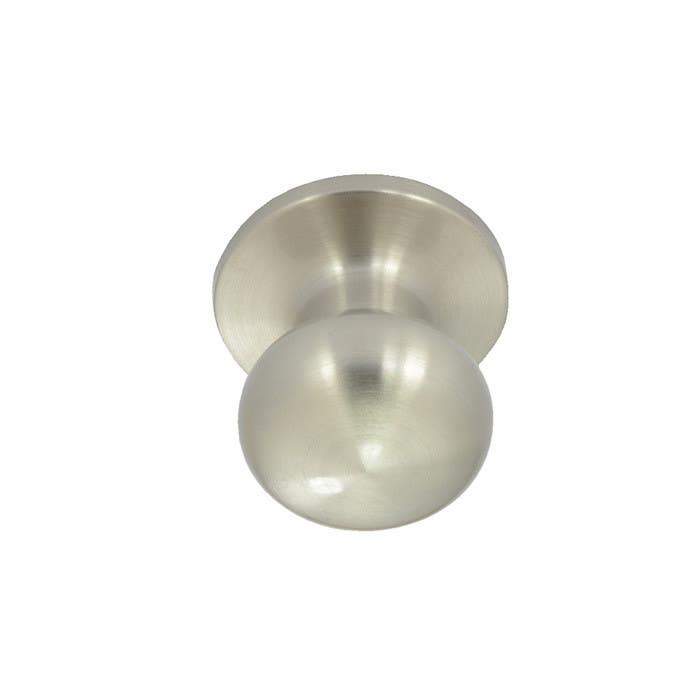 BHP UL52 U.L. Listed Noe Valley Mushroom Knob in Satin Nickel