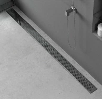 QM Drain 33.100. Nami Delmar Standard Length Plain Edge Linear Drain