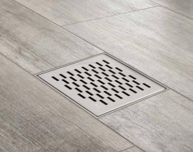 QM Drain 33.100.04 ST Delmar Nami 4"x 4" Square Drain