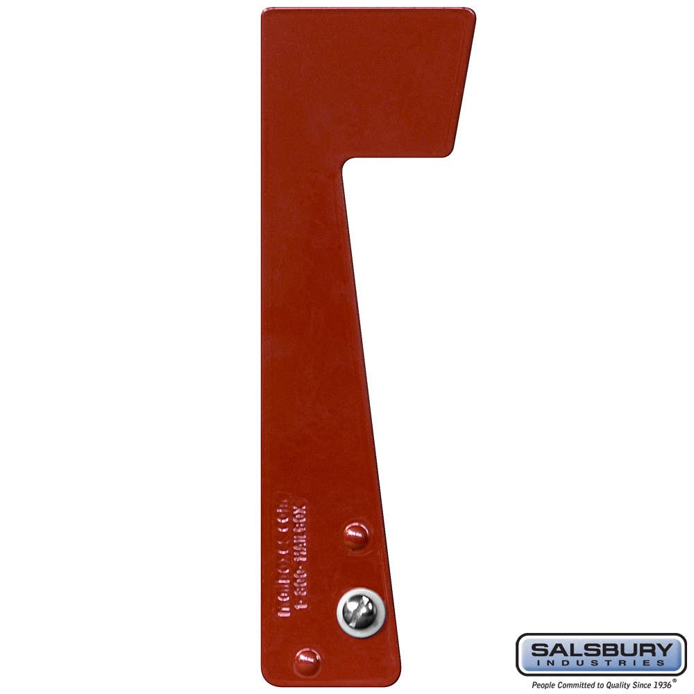 Salsbury 4316 Replacement Flag - For Roadside Mailbox, Mail Chest and Mail Package Drop - Red