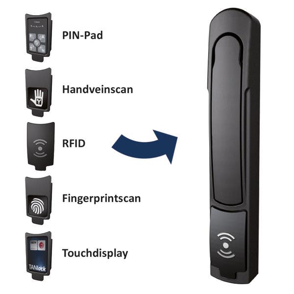 TANlock-3 060TLS03RP Electronic POE Swing Handle, Dust & Water Resistant