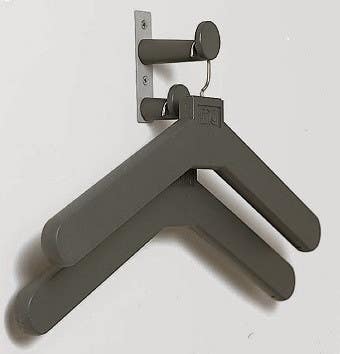 Magnuson PC-107H Wall Or Door Mounted Costumer W/ 2 Hangers