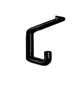 Magnuson K-15 Nylon Hook, Finish-Dark Grey