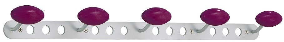 Magnuson MEW-5 Aloes Mew Hook Strip W/ Five Coat Hooks