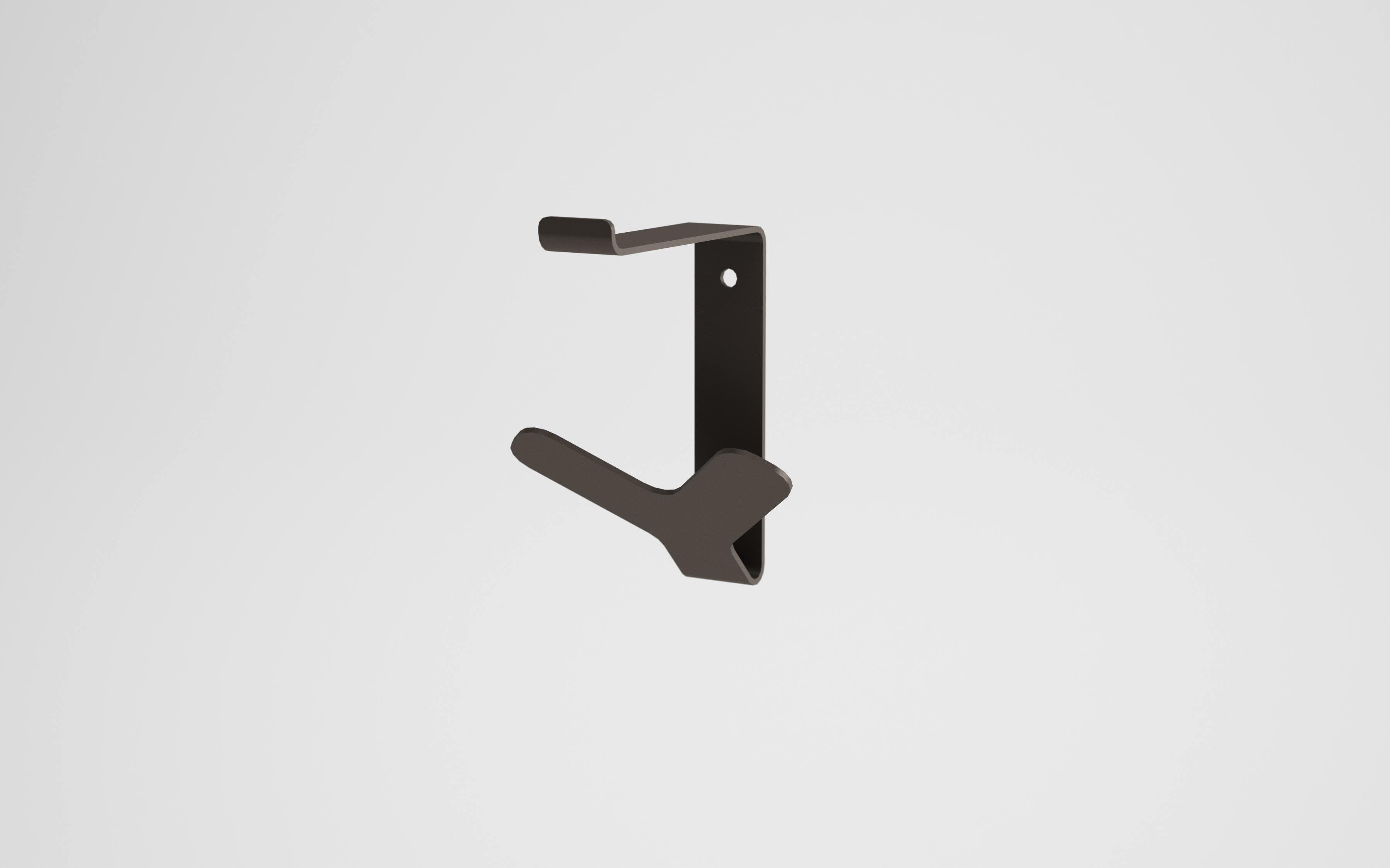 Magnuson STAL-1N-P Painted Steel Wall Mounted Hook, Width-3 15/16"