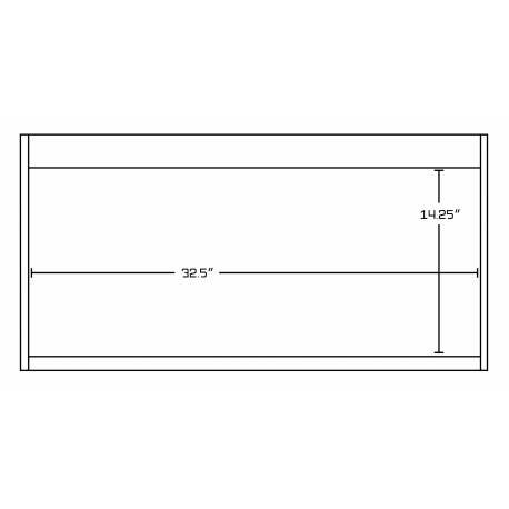 American Imaginations AI-13 Plywood-Melamine Vanity Set, Dawn Grey, Single Hole Faucet Drilling