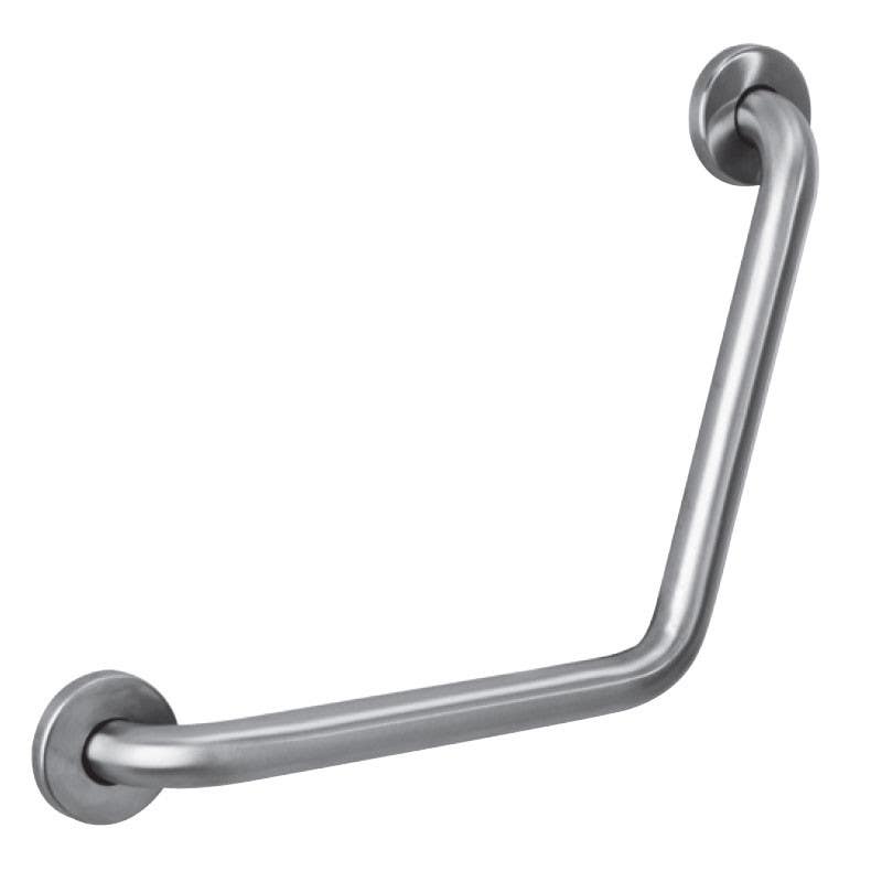 Ponte Giulio G55JAS15N1 SS 110 Degree Angled Grab Bar, 12"x12", 1 1/4", Finish-Satin