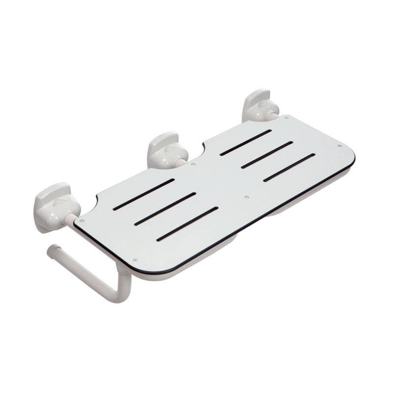 Ponte Giulio G56UHS0 Rectangular SS HPL Folding Shower Seat w/ Legs, ADA