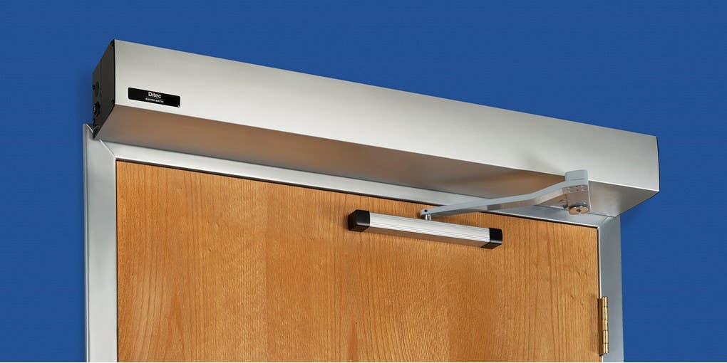 Entrematic HA8-LP Series, Surface Mount Low Energy Ditec Door Operators, Universal Arm w/ Extended Pull Track