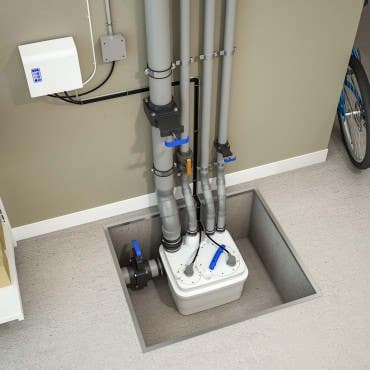 Saniflo 089 Sanicubic 1 (IP68) 120V Simplex Grinder System