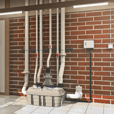 Saniflo 099 Sanicubic 2 VX 240V Duplex Vortex System