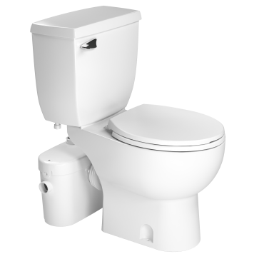 Saniflo 081083005 Saniaccess 2 Round Combo-Macerator, Round Bowl & Toilet Tank