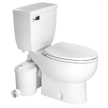 Saniflo 013087005 Sanibest Pro Elongated Combo-Grinder, Elongated Bowl & Toilet Tank