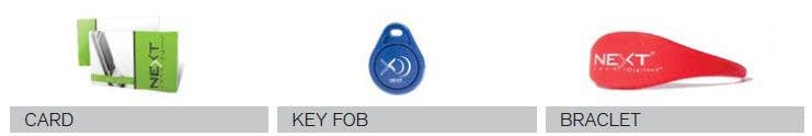 Digilock CKB Card + Key Fob + Bracelet (RFID Credentials)