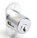 CCL 00 02291 Sliding Door Lock, Pin Tumbler, Finish- Satin Brass Plated, Length- 7/8