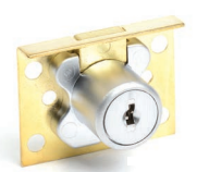 CCL 026 2065 Series Drawer Lock, Disc Tumbler, Length- 7/8", Keying- CAT30
