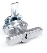 CCL 15766 3-Point T Series, Handle Lock, Satin Chrome