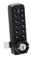 CCL E903VMB i-LOCK, Button Cam Lock, 12-Button, Vertical, Multi Mode - Die-Cast/Black