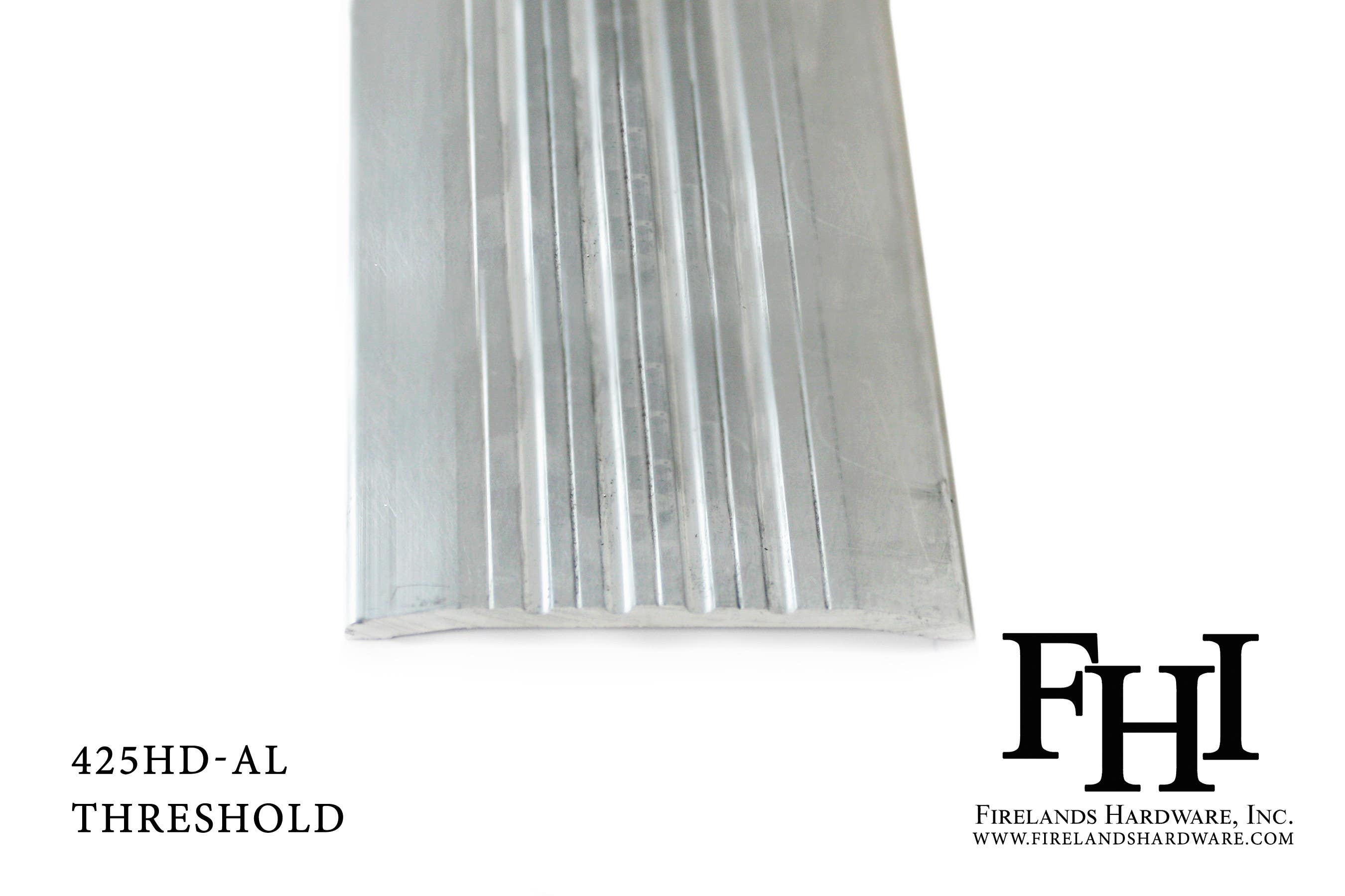 FHI 425HD-AL Heavy Duty Aluminum Threshold, 1/4" Rise, Mill Finish