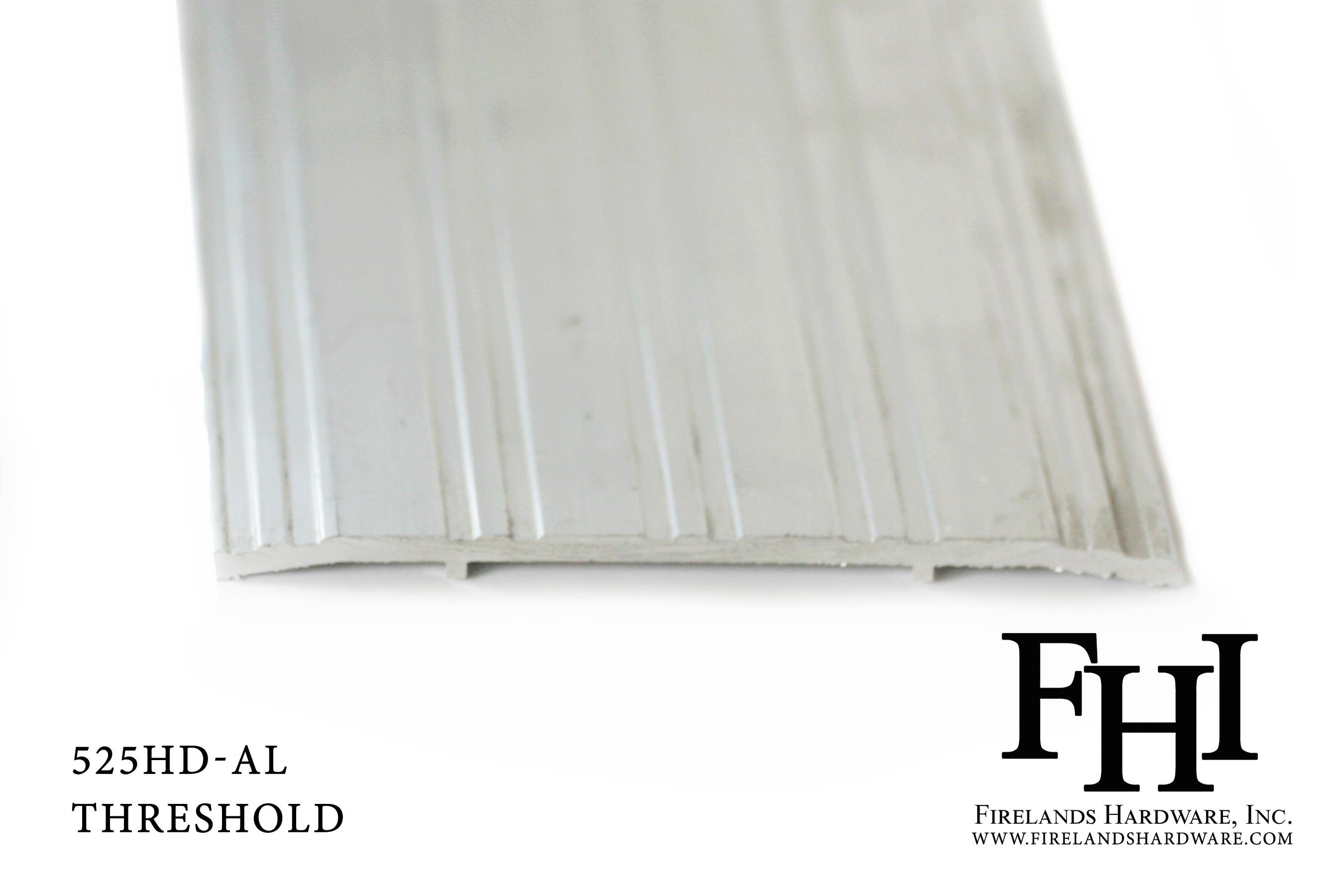 FHI 525HD-AL Heavy Duty Aluminum Threshold, 1/4" Rise, Mill Finish