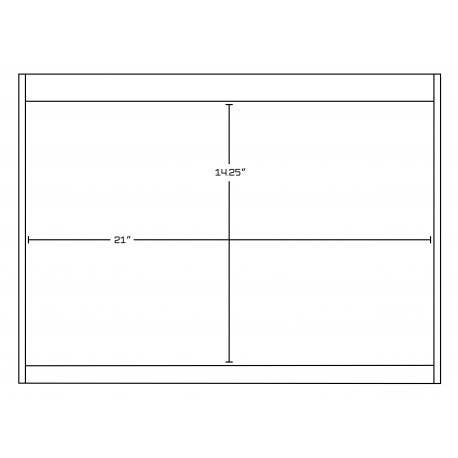 American Imaginations AI-147 Plywood-Melamine Vanity Set In Dawn Grey