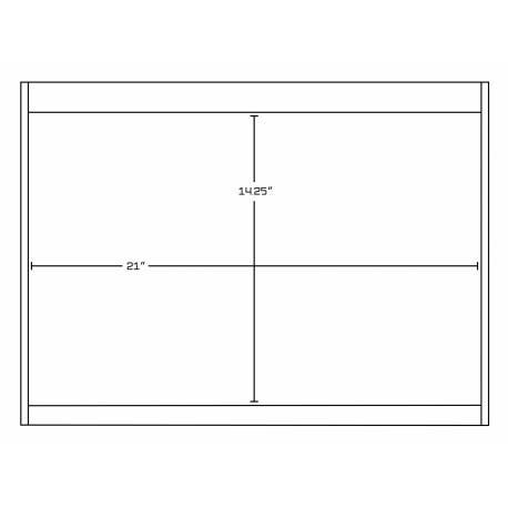 American Imaginations AI-147 Wall Mount Plywood-Melamine Vanity Set In Dawn Grey