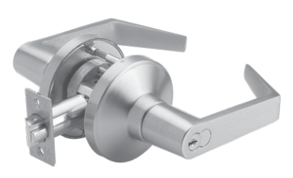 PDQ GT Series Grade 1 Heavy Duty Cylindrical Lock, Single Cylinder