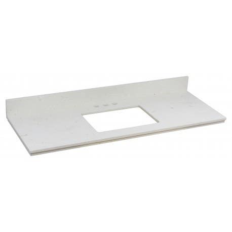 American Imaginations AI-165 Birch Wood-Veneer Vanity Set In Distressed Antique Walnut